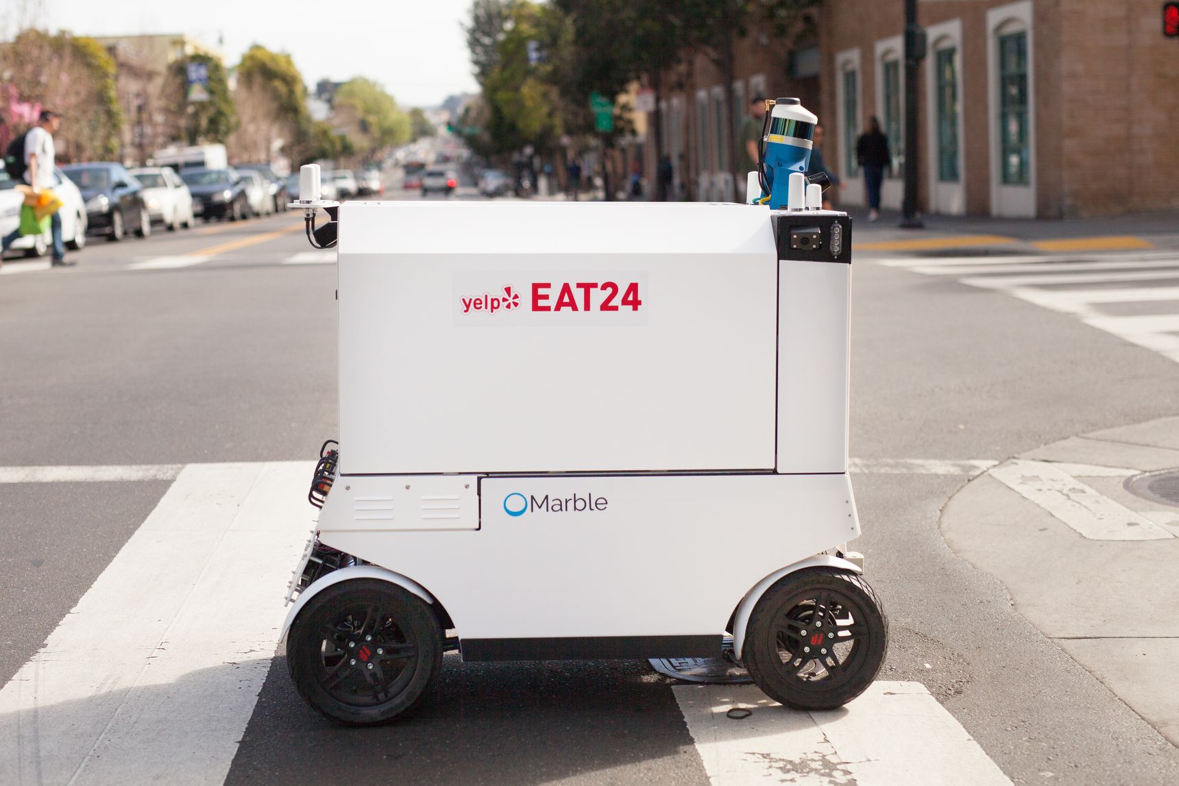 San Francisco Rolls Out Food Delivery Robots