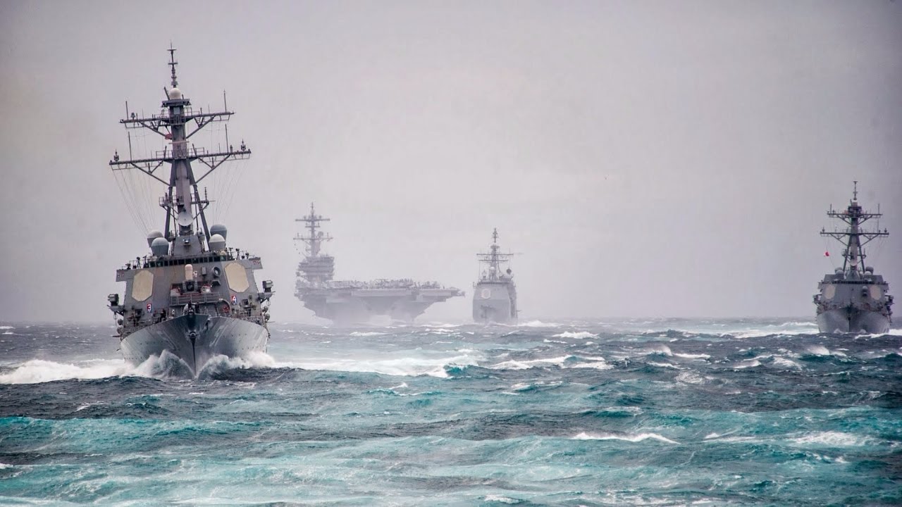 Japanese Warships Join US Navy Carrier For Drills As It Nears Korean Peninsula