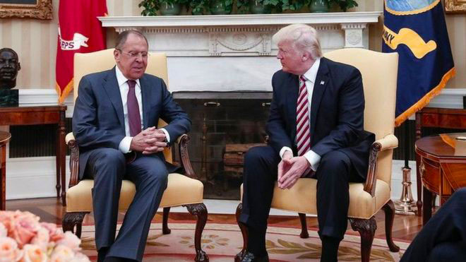 President Trump Meets with Russian Foreign Minister Day After Comey Firing