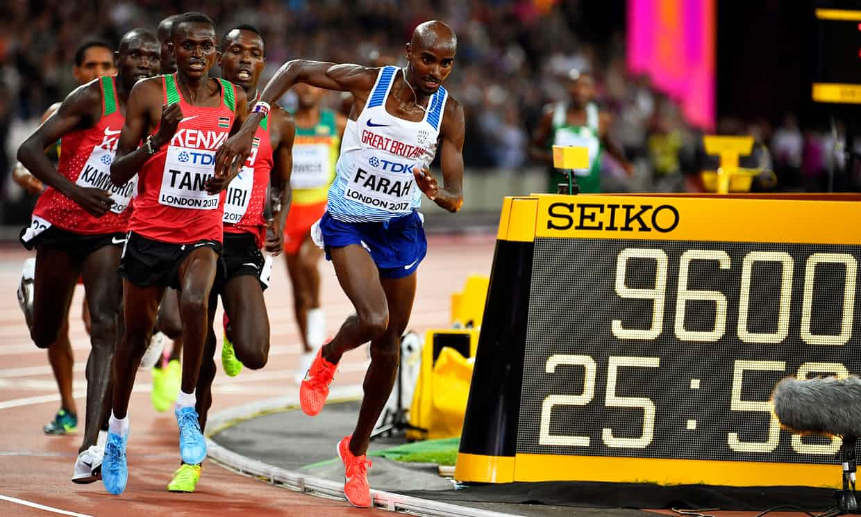 Mo Farah Defends His 10,000m Title In London