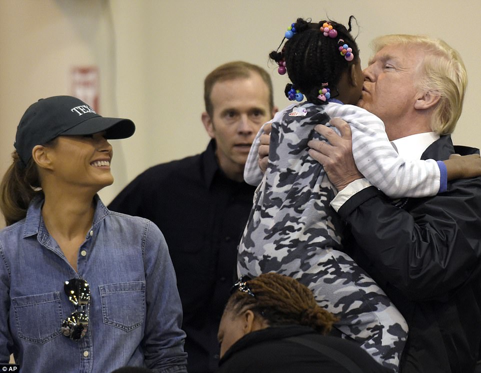 President Trump’s Visit To Hurricane Harvey Victims A Success