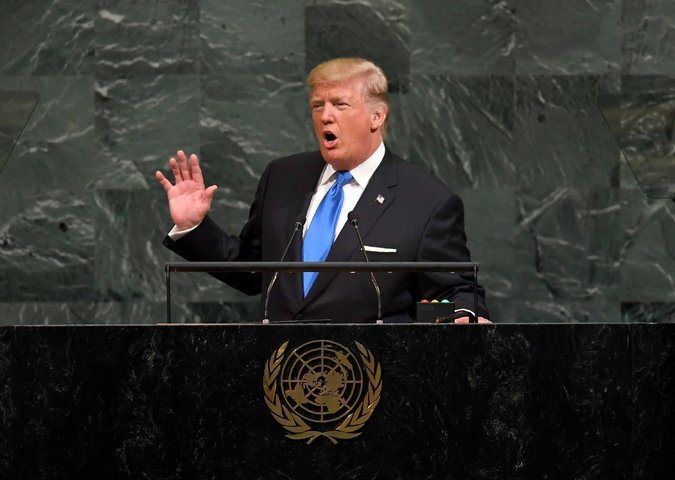 President Trump Threatens to “Totally Destroy” North Korea In First Address To The U.N. General Assembly