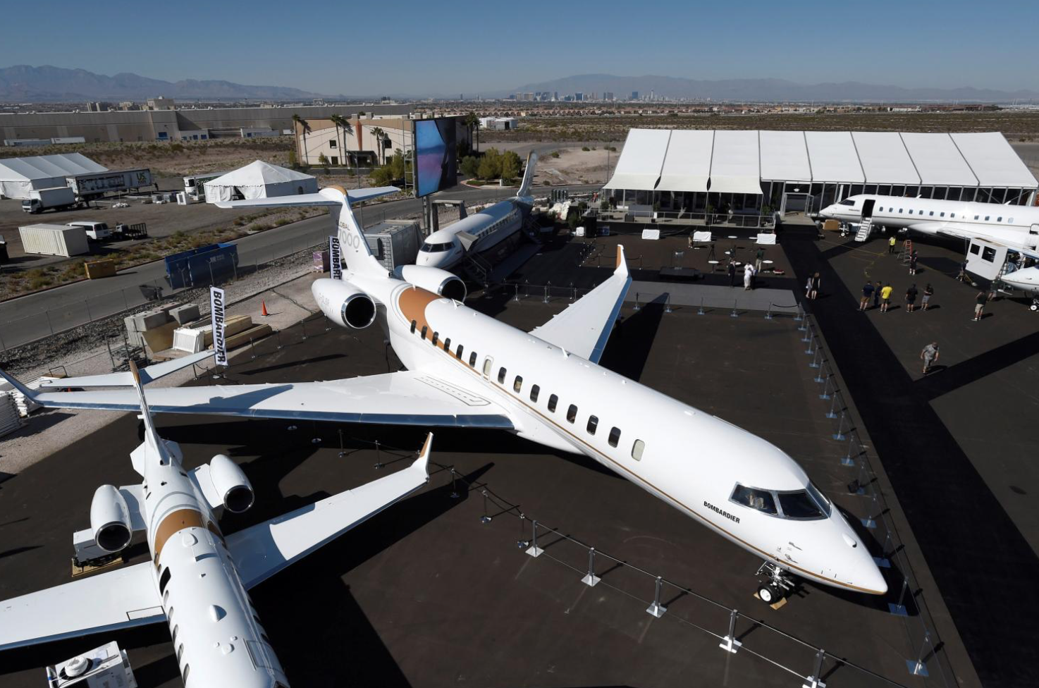 Bombardier’s New Global 7000 Makes Trade Show Debut In Las Vegas