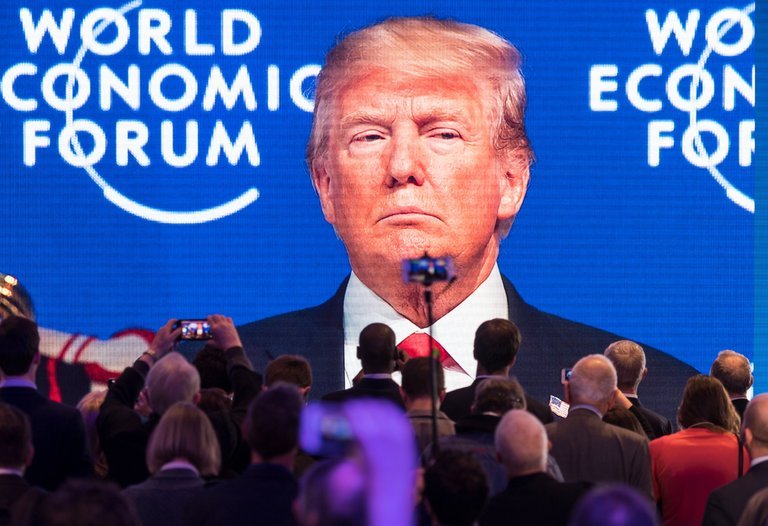 President Trump Addresses Delegates At Davos