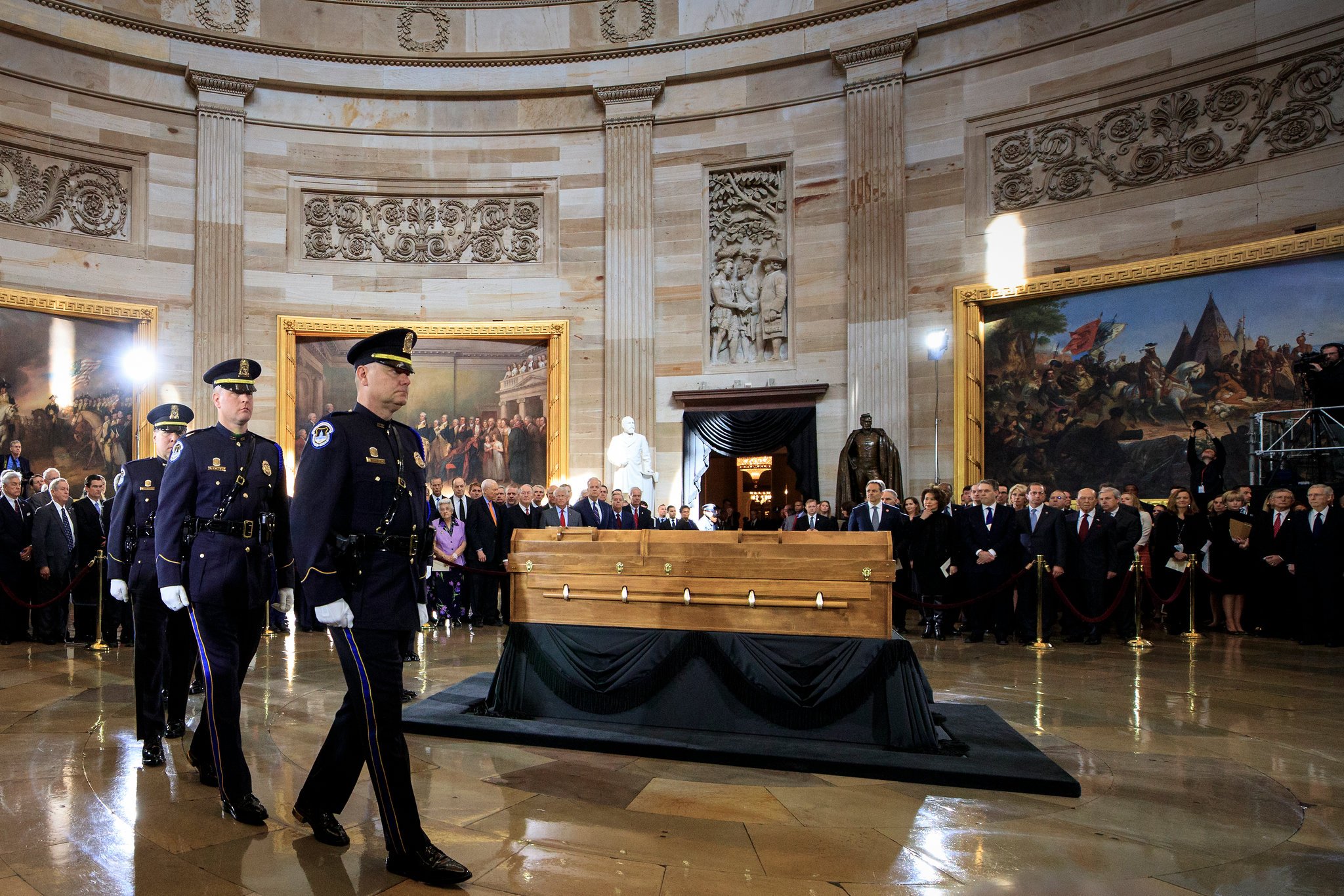 Rev. Billy Graham Lies In Honour At U.S. Capitol’s Rotunda