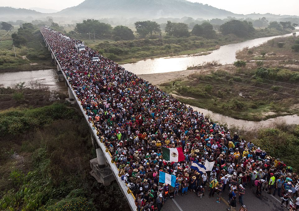 Trump Threatens To Use Military At Border To Stop Migrants Caravan Enroute To U.S.