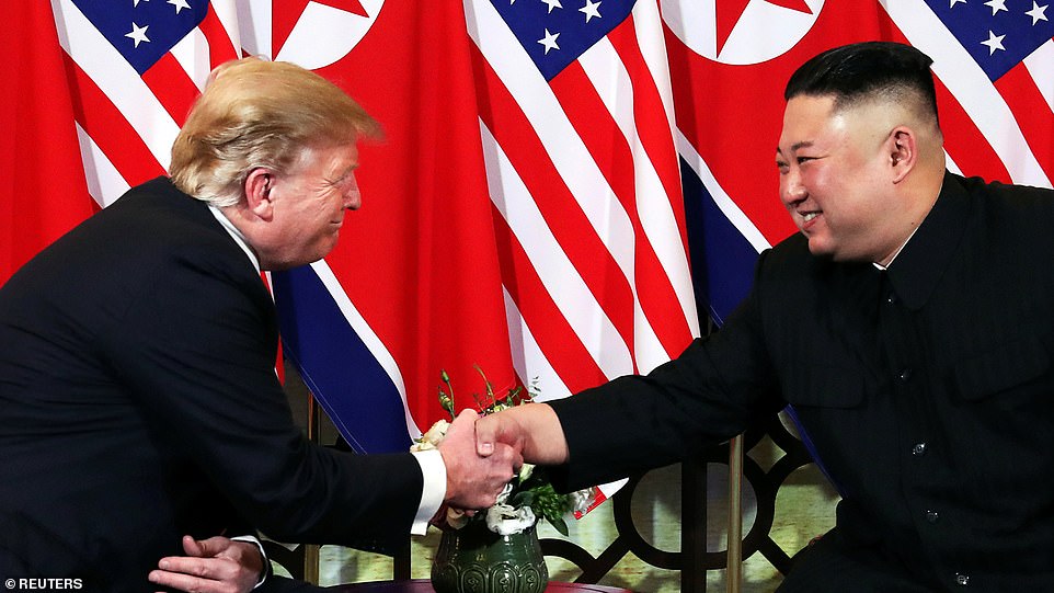 President Trump And Kim Meet For Second Time