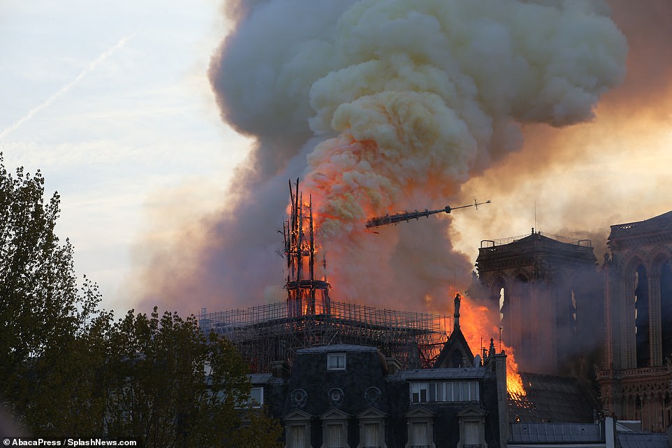 Historic Paris Notre-Dame Cathedral Gutted By Fire