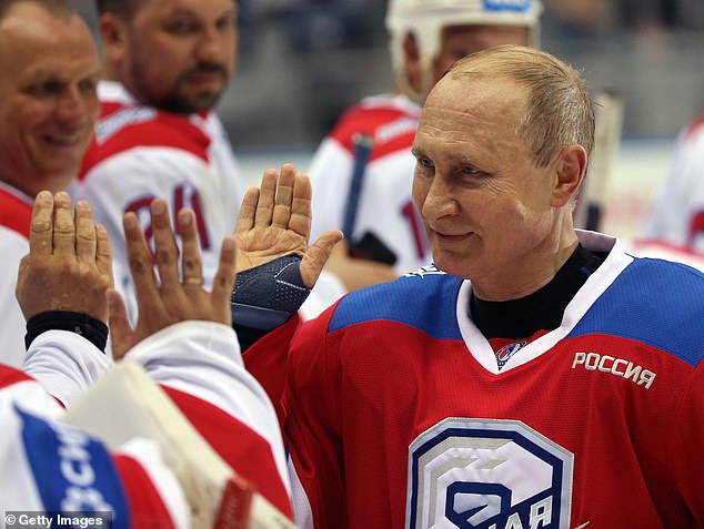 Putin Trips And Falls On Ice Rink During Victory Lap