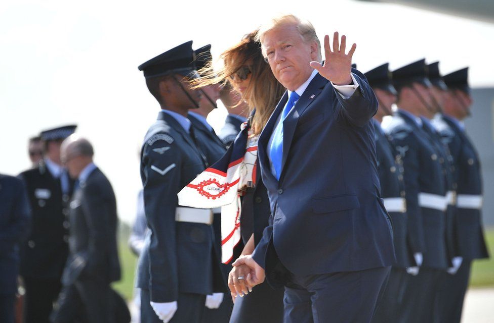 President Trump In U.K. On A 3-Day State Visit