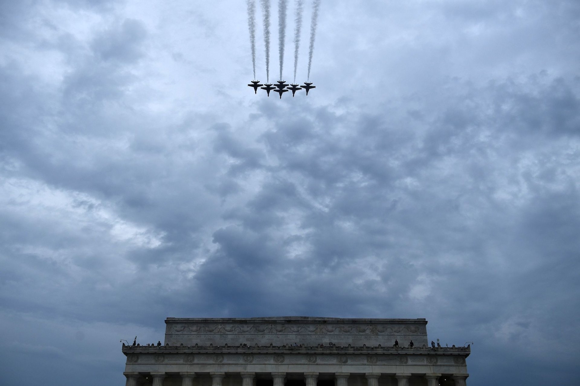 Trump’s Military Flyovers During “Salute To America” Event Stole The Show