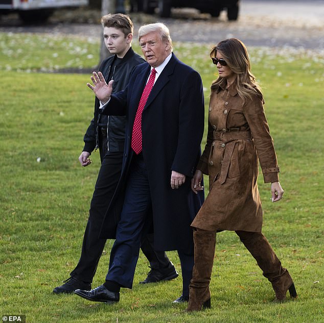 WOW!! Barron Trump Looks So Grown In Just A Short Time