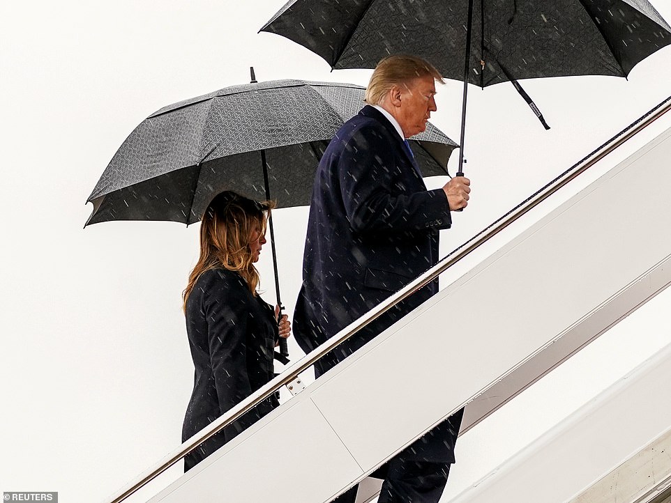 Trump Leaves Behind DC And Bad Weather For NATO In London