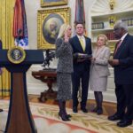 Pam Bondi Sworn In  As Trump’s New Attorney General After 54:46 Senate Confirmation Vote