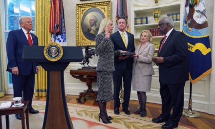 Pam Bondi Sworn In  As Trump’s New Attorney General After 54:46 Senate Confirmation Vote